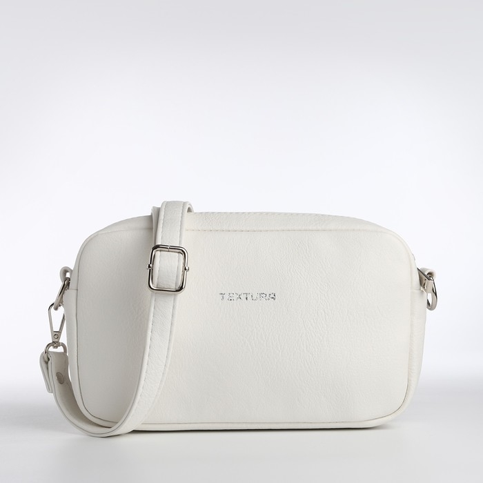 Сумка женская через плечо TEXTURA, маленький размер, цвет белый Сумка женская через плечо TEXTURA, маленький размер, цвет белый