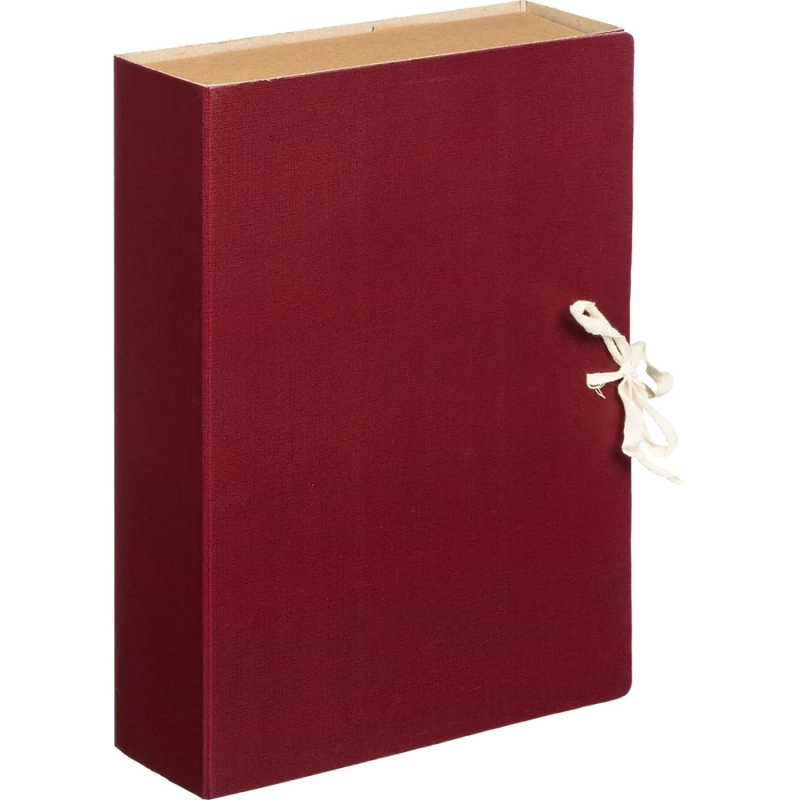 Папка архивная с завязками 80мм  клапан микрогофра,складная