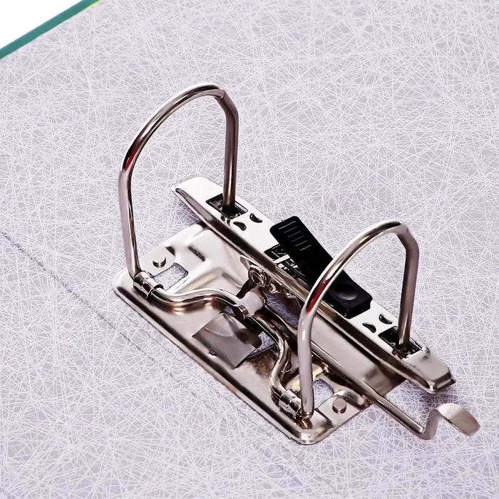 Папка&ndash;регистратор А4, корешок 70 мм, ErichKrause Granite, с арочным механизмом, зеленая, до 450 листов