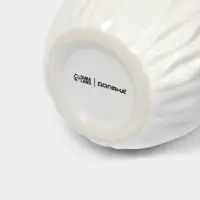 Набор аксессуаров для ванной комнаты Доляна &laquo;Течение&raquo;, 4 предмета, дозатор 350 мл, мыльница, два стакана 300 мл, белый