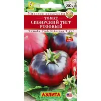 Семена Томат &laquo;Сибирский тигр&raquo;, розовый, индетерминантный, высокорослый, 0.2 г, &laquo;АЭЛИТА&raquo;