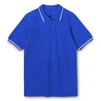 Рубашка поло Virma Stripes, ярко-синяя, размер S