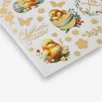 Наклейки для яиц с тиснением &laquo;Светлой Пасхи&raquo;, 15&times;10 см