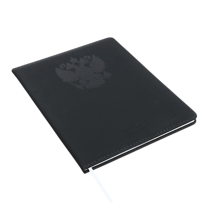 Дневник универсальный для 1-11 класса "Герб", твёрдая обложка, искусственная кожа, с поролоном, ляссе, 80 г/м2