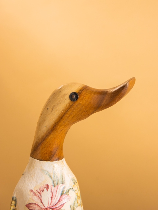 Сувенир «Утка в цветах», 13×10×24 см, дерево Сувенир «Утка в цветах», 13×10×24 см, дерево