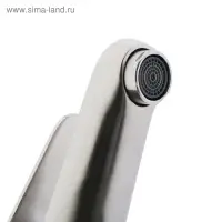 Cмеситель для раковины Accoona A9690, однорычажный, с гайкой, нержавеющая сталь