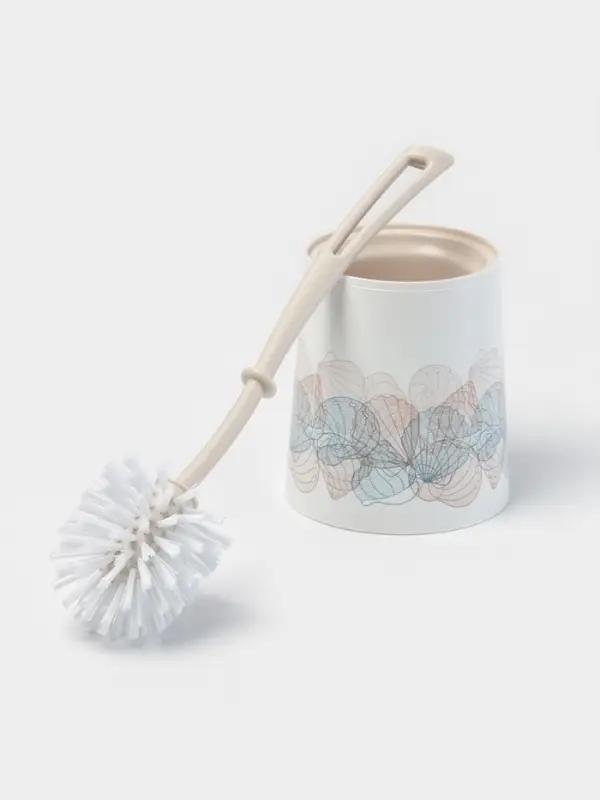 Ёршик для унитаза &laquo;Ракушки&raquo;, 12&times;12&times;36 см, с подставкой