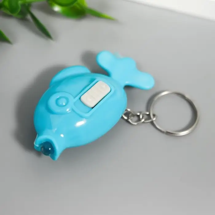 Фонарик свет на кольце  Фонарик свет на кольце "Рыбка"светит  МИКС 5х1,7х3 см