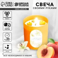 Свеча своими руками. Создание свечей с формовыми элементами, набор для творчества