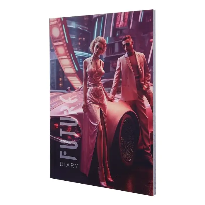 Ежедневник недатированный на склейке А5, 80 листов, мягкая обложка &laquo;Люди будущего&raquo;