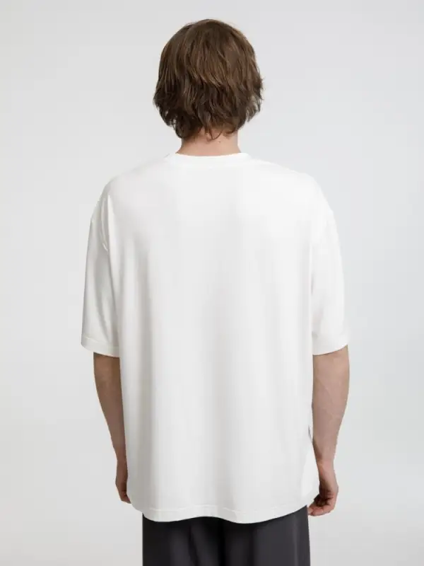 Футболка оверсайз унисекс Lavinia, белая, размер XS/S