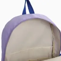 Рюкзак молодёжный на молнии, с карманами, двухцветный, размер 31&times;15&times;46 см, сиреневый