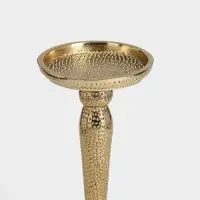 Подсвечник &laquo;Звездная пыль&raquo;, 10&times;10&times;23 см, алюминий