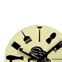 Часы настенные, интерьерные &laquo;Для парикмахерской&raquo;, дискретный ход, d=23 см