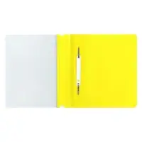 Набор папок-скоросшивателей А5, 5 штук, Calligrata, 180 мкм, с прозрачным верхом, жёлтый