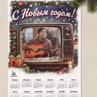 Календарь 2027, настенный, А2, &laquo;С Новым годом&raquo;