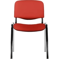 Стул БМФ Easy Chair Rio(ИЗО) хром, к/з красный Z29