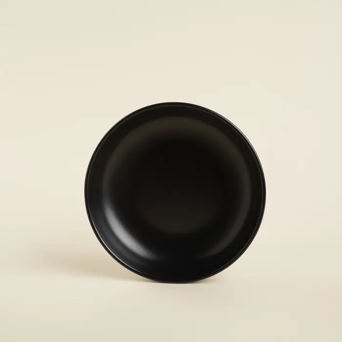 Салатники SL Home &laquo;Дарк&raquo;, 1.2 л, d=18.5 см, набор 2 шт., фарфор, чёрные