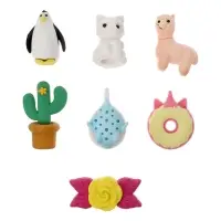 Набор фигурных ластиков, 7 штук, МИКС