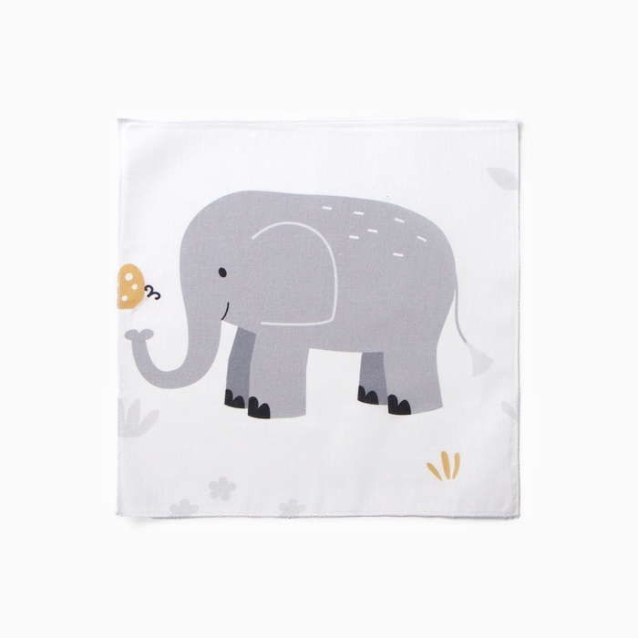 Набор платочков Крошка Я Funny Zoo 30*30 см-5 шт, бязь, 100 % хлопок Набор платочков Крошка Я Funny Zoo 30*30 см-5 шт, бязь, 100 % хлопок