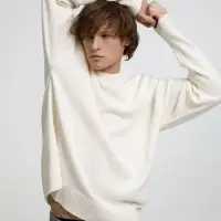 Джемпер оверсайз унисекс Stated в сумке, белый (молочный), размер L/XL