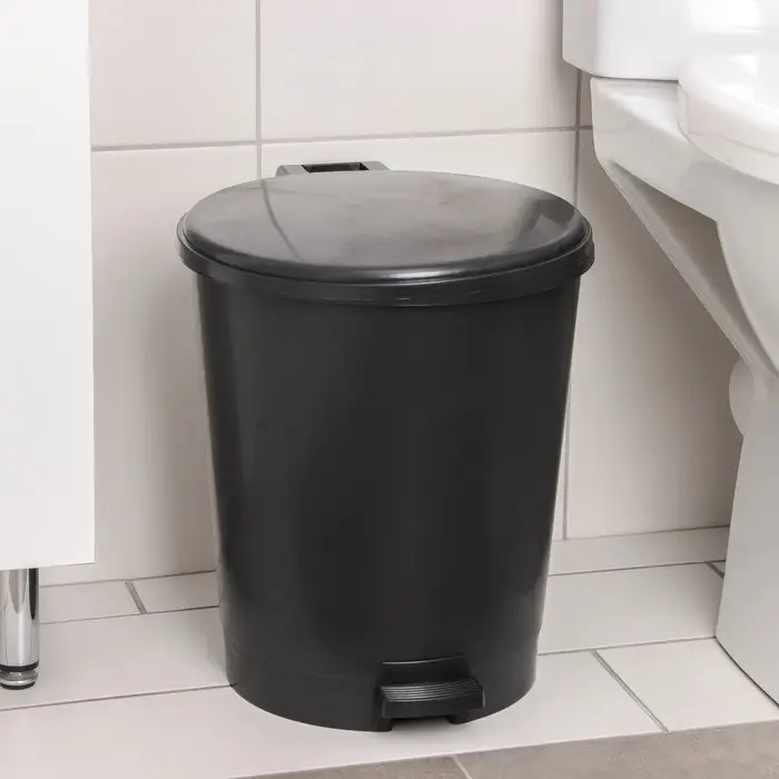 Ведро для мусора с педалью &laquo;Эконом&raquo;, 12 л, с педалью, МИКС
