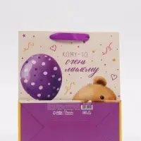 Пакет ламинированный &laquo;Мишка&raquo;, ML 23 &times; 27 &times; 11,5 см