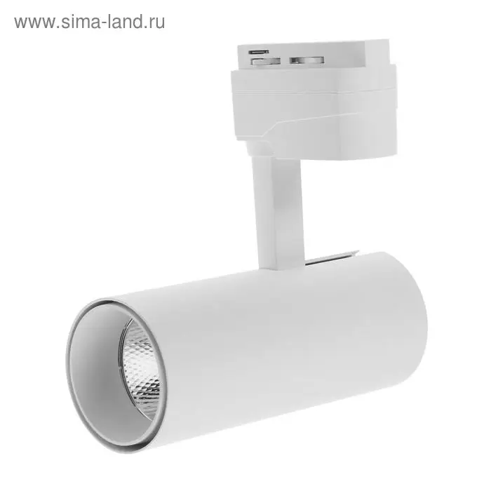 Трековый светильник TSL-100, 24 deg, 20 Вт, 1600 Лм, 4000 K, белый, свечение нейтральное белое