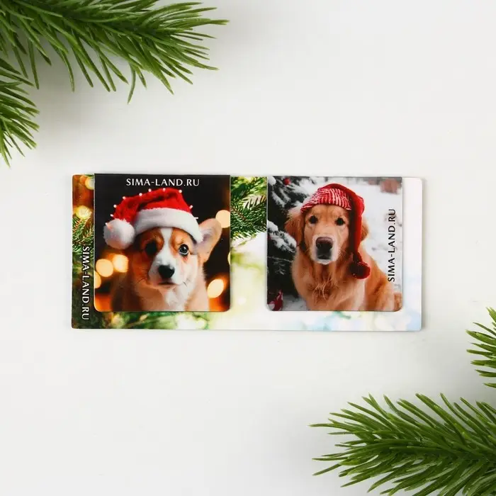 Магнитные закладки для книг, 2 шт. на подложке «Новый год: Мечты сбываются» Магнитные закладки для книг, 2 шт. на подложке «Новый год: Мечты сбываются»