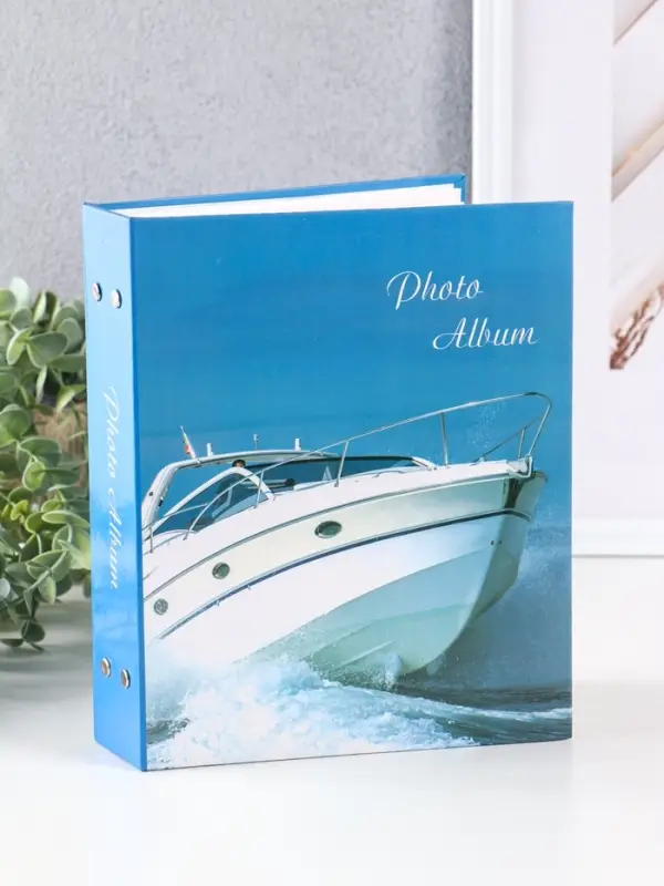 Фотоальбом 200 фото 10X15см, " Яхта",ПП карм.