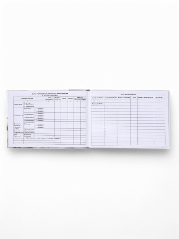 Медицинская карта в твердой обложке Форма №112/у  Медицинская карта в твердой обложке Форма №112/у "Коллаж малыш", 80 листов