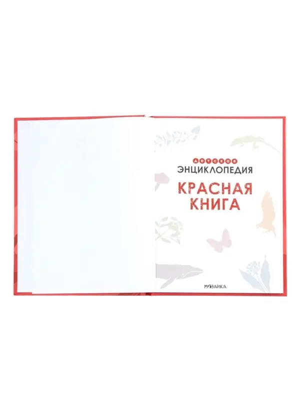 Детская энциклопедия "Красная книга" 48 стр. 7+