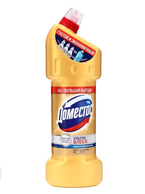Чистящее средство Domestos &laquo;Ультра блеск&raquo;, гель, для унитаза, 1.5 л