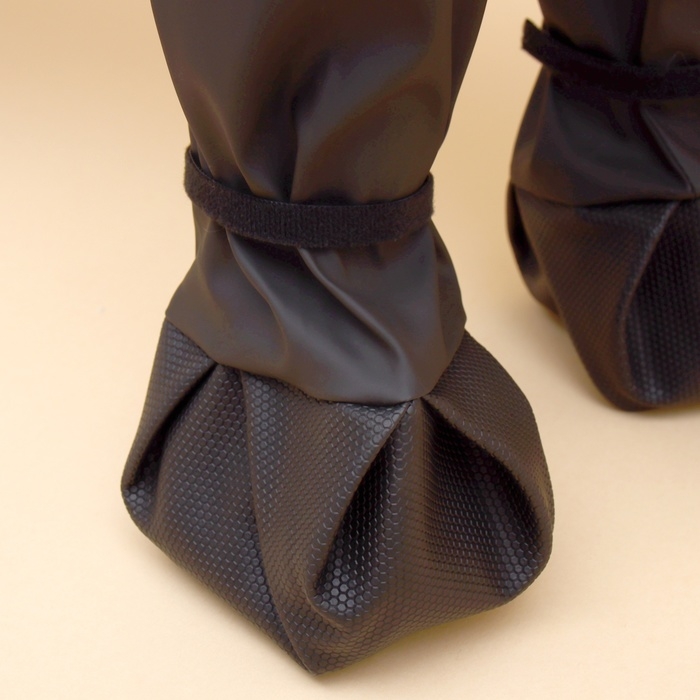 Ботинки - чулки для собак, размер XL (Длина лап 46-62, ДС 20-32, ОШ 26-64 см) черные