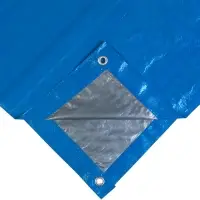 Тент защитный, 3&times;2 м, плотность 180 г/м&sup2;, УФ, люверсы шаг 1 м, синий