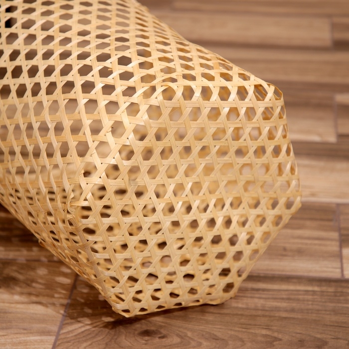 Корзина плетёная, из бамбука 35х35х45 см Корзина плетёная, из бамбука 35х35х45 см