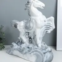 Фигура "Конь огненный" 40,5х36х15 см, антик