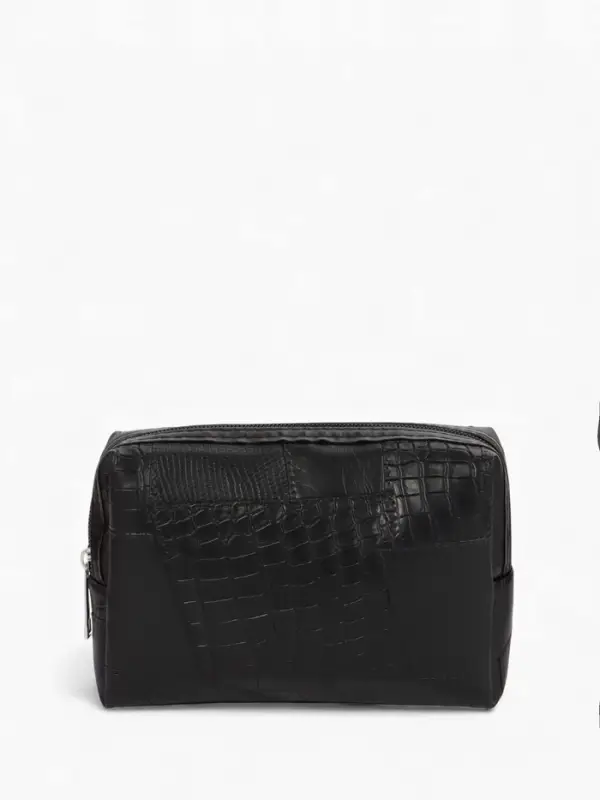 Косметичка дор Одноцвет, 16*5*10, отдел на молнии, черный
