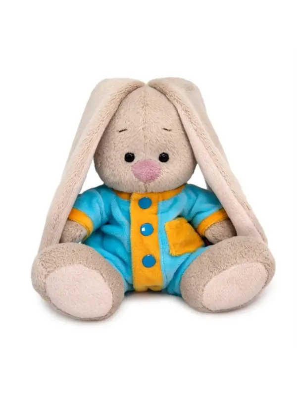 Мягкая игрушка &laquo;Зайка Ми в голубом комбинезоне&raquo;, 15 см
