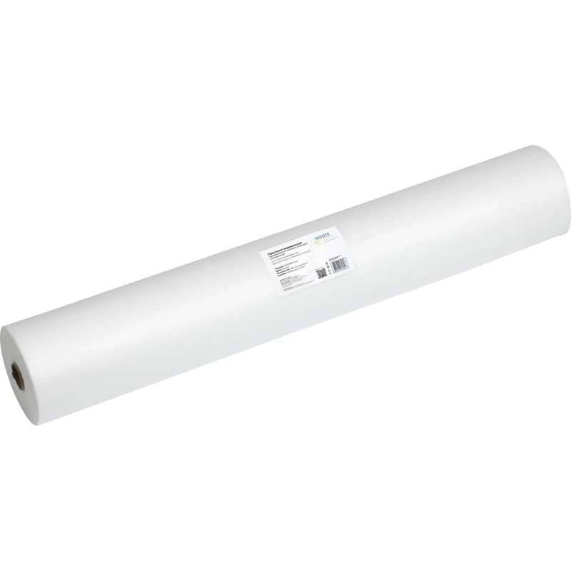 Простыня в рулоне 80х200, белый (100шт/рул), пл.15, спанбонд, А1, 12968