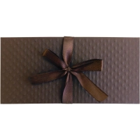 Конверт д/денег (коробка)с бантом,крафт бумага,172х83х16,коричн,Д10303П.034