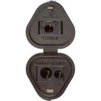 Точилка Faber-Castell Trio Grip 2001, 3 отверстия,2 контейнера,серая183800