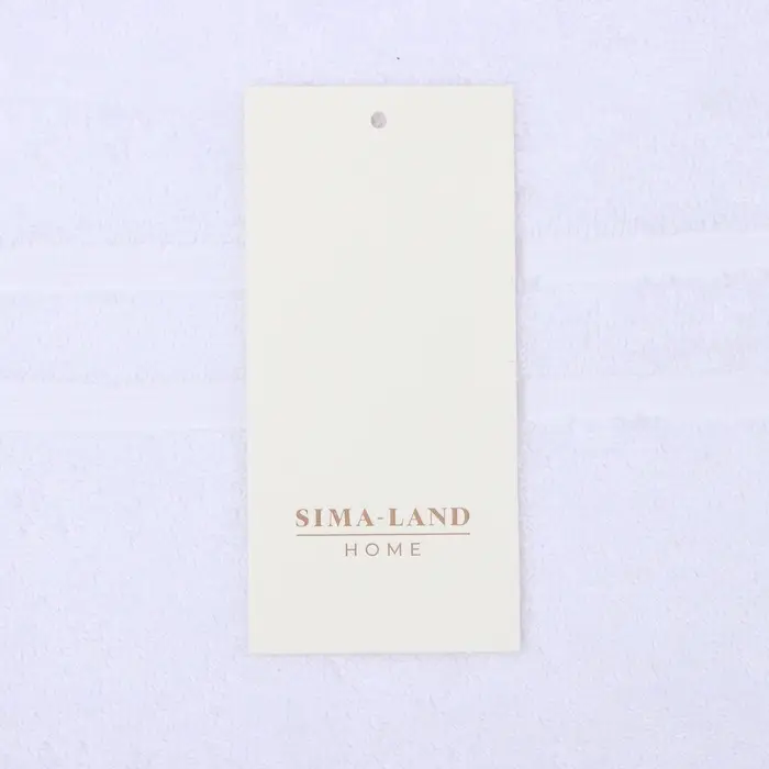 Коврик махровый SL HOME: Basic &laquo;Блан де Блан&raquo;, 50&times;70 см, хлопок 100%