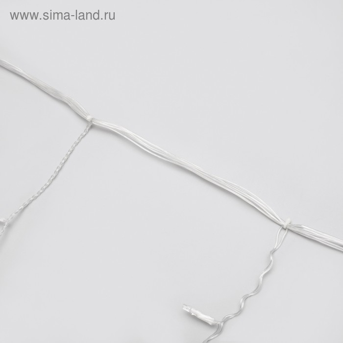 Гирлянда «Бахрома-арка» 2.5 × 1.2 м с насадками «Звёзды», IP20, прозрачная нить, 136 LED, свечение тёплое белое, 8 режимов, 220 В