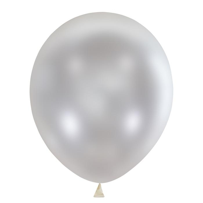 Шары латексные 12" &laquo;Ассорти&raquo;, металлик и перламутр, набор 10 шт., цвета МИКС
