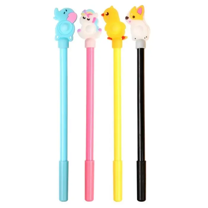 Ручка - прикол гелевая Calligrata «Зверьки», МИКС Ручка - прикол гелевая Calligrata «Зверьки», МИКС