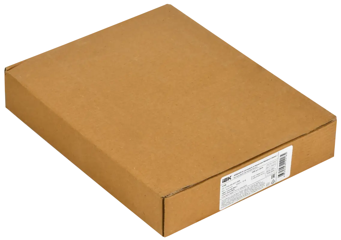 ARMAFIX Клемма пружинная CX6 BU 6мм2 проходная синяя IEK