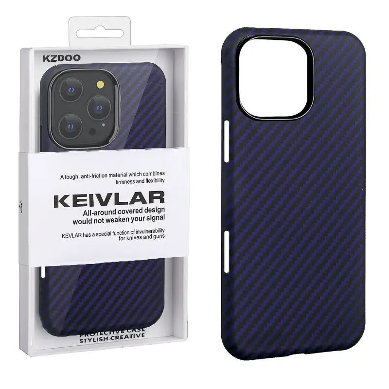 Чехол iPh 16 Pro Max Kevlar Purple K-DOO