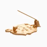 Брошь &laquo;Щелкунчик&raquo;, красный, чёрный в золоте