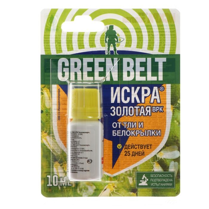Биопрепарат от колорадского жука Искра Золотая блистер 10 мл Биопрепарат от колорадского жука Искра Золотая блистер 10 мл